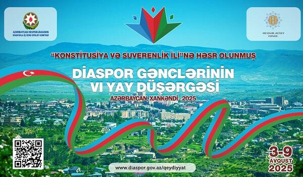 Diaspor Gənclərinin VI Yay Düşərgəsinə qeydiyyat davam edir