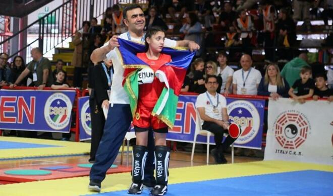 Aliyev’s granddaughter reaches Kung Fu World final