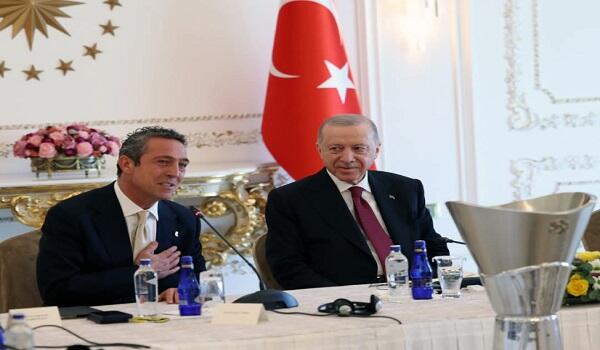 Ərdoğan "Fənərbağça" komandasını qəbul etdi
