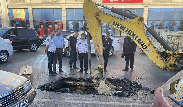 Bakının bu prospektində böyük tıxac yarandı - Video