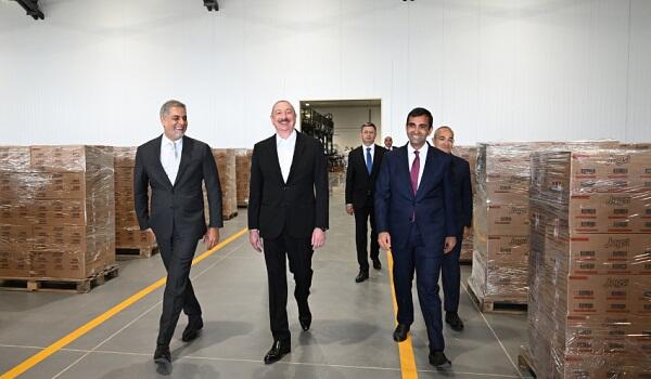 Ilham Aliyev attended opening of snack production plant -