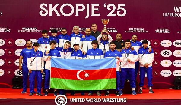 Sərbəst güləş millimiz Avropa çempionu oldu