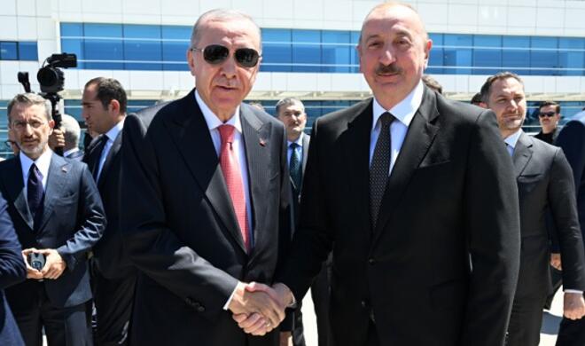 Əliyev Türkiyəyə getdi, Ərdoğan qarşıladı - Foto