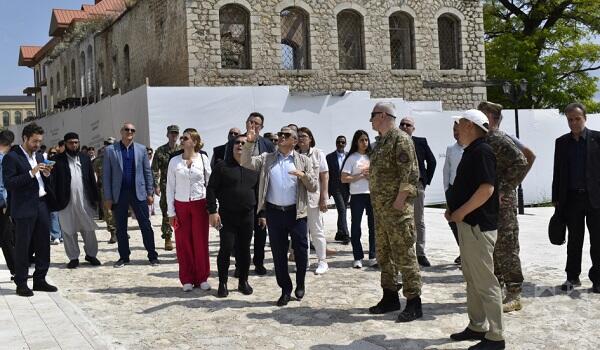 Diplomatların Şuşaya səfəri... - Foto/Video