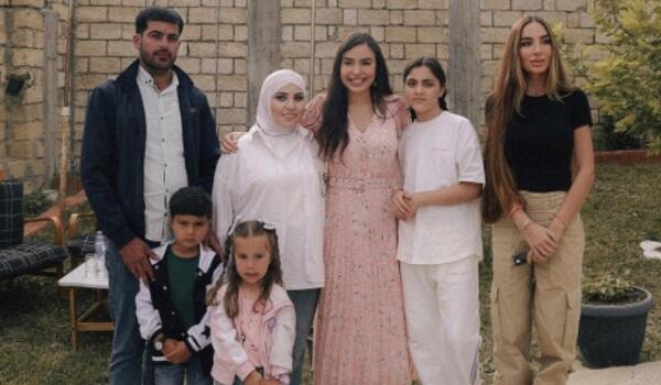 Leyla və Arzu Əliyevalar Xızıda bu ailənin qonağı oldu - Foto