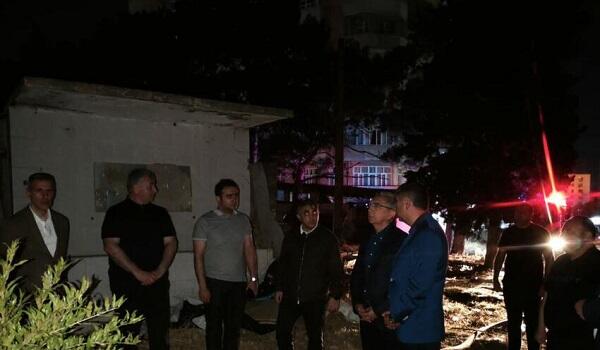 Eldar Əzizov hadisə yerinə gəldi - Foto