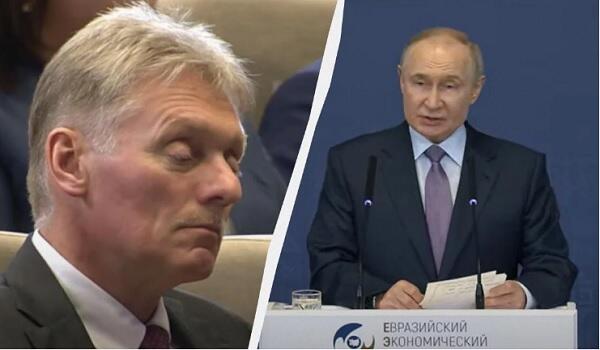 Putin çıxış etdi, Peskov yuxuladı