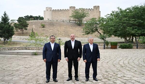 Prezidentlər Şahbulaq qalasında... - Foto