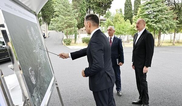 Prezident kanat yolunun inşası üçün seçilmiş ərazidə