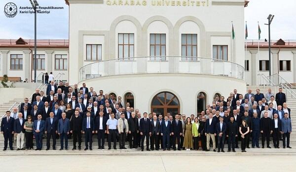 Diplomatlarımız Qarabağ Universitetində... -