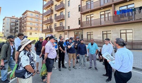 Xarici səyyahlar Cəbrayılda - Foto