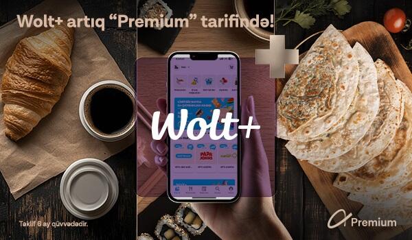 "Azercell"dən bu istifadəçilərinə 6 aylıq pulsuz “Wolt+” abunəliyi!