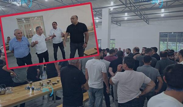 Azərbaycanlı deputat seçiciyə çaynik atdı - Video