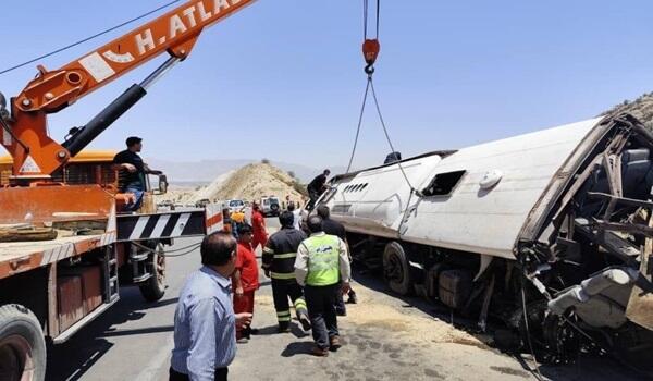Sərnişin avtobusu aşdı: 21 ölü, 34 yaralı - Foto