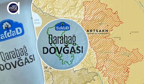 “Qarabağ” dovğasının üzərinə seperatçıların xəritəsi... - Foto