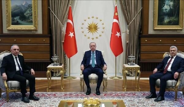 Ərdoğan Kamran Əliyevi qəbul etdi