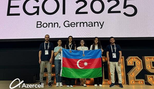 "Azercell"in dəstəklədiyi milli komanda olimpiadada uğur qazandı