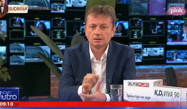 Serbiyalı nazir canlı yayımda insult keçirdi - Video