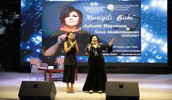 Aybəniz Haşımova və tələbələrin konserti... - Video