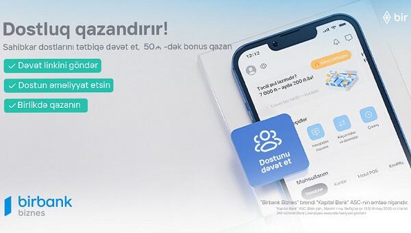 "Birbank Biznes"də dostluq qazandırır