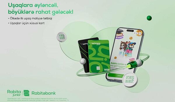 Uşaqlar üçün maliyyə üzrə mobil tətbiq: Rabita Junior