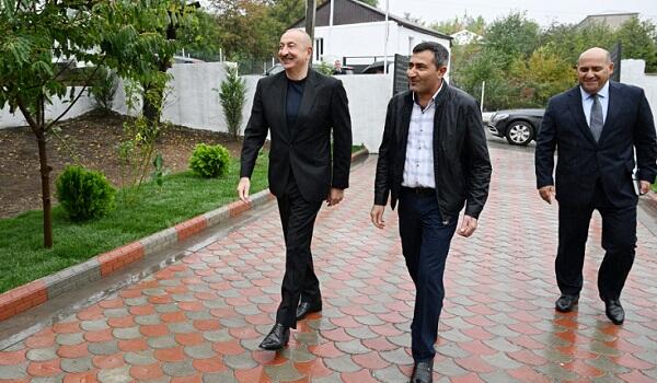 İlham Əliyev Hadruta getdi