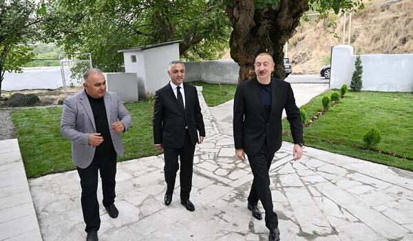 İlham Əliyev Şuşakənddə oldu