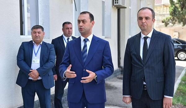 III MDB Oyunları ilə əlaqədar Gəncə şəhərinin su təchizatına baxış...