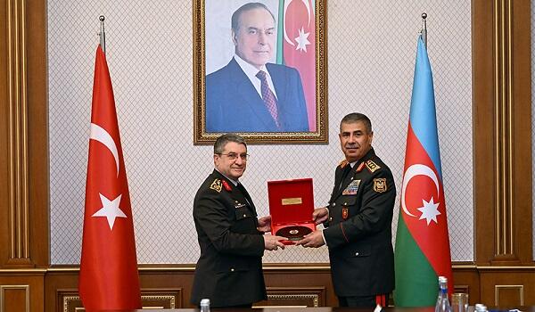 Həsənov Türkiyənin Baş Qərargah rəisi ilə görüşdü - Video