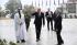 Presidents viewed bullet-riddled monuments in Shusha -