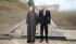 Presidents photographed in front of Shusha Fortress -