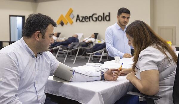 AzerGold QSC-də növbəti qanvermə aksiyası keçirilib